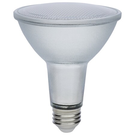 Satco 12 Watt Econo LED PAR30LN 5000K 35 Degree Beam Angle Medium Base 120-277 Volt Silver Finish S11499